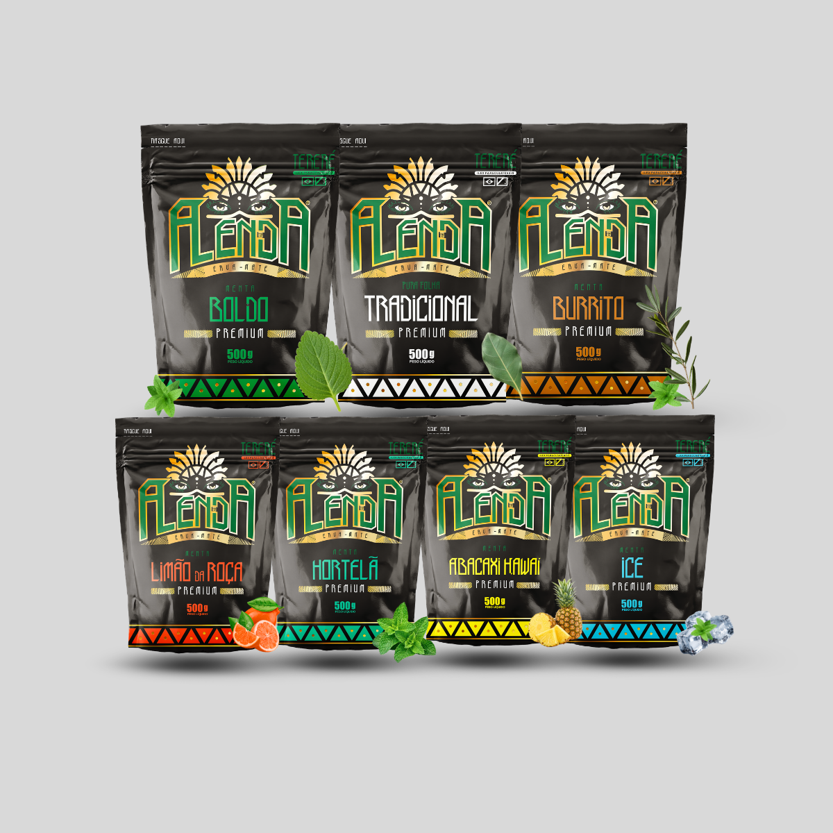 Ervas De Tereré - KIT COM 7 UNIDADES (1 de cada sabor)