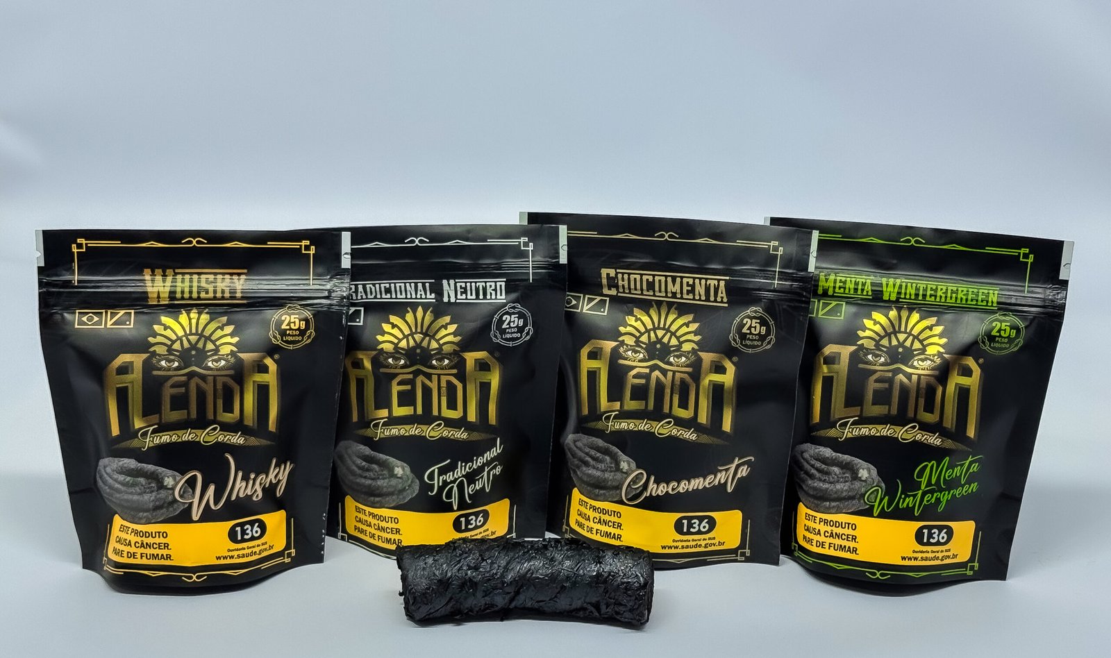 Fumo de Corda Kit com 12 unidades (3 unidades cada sabor)