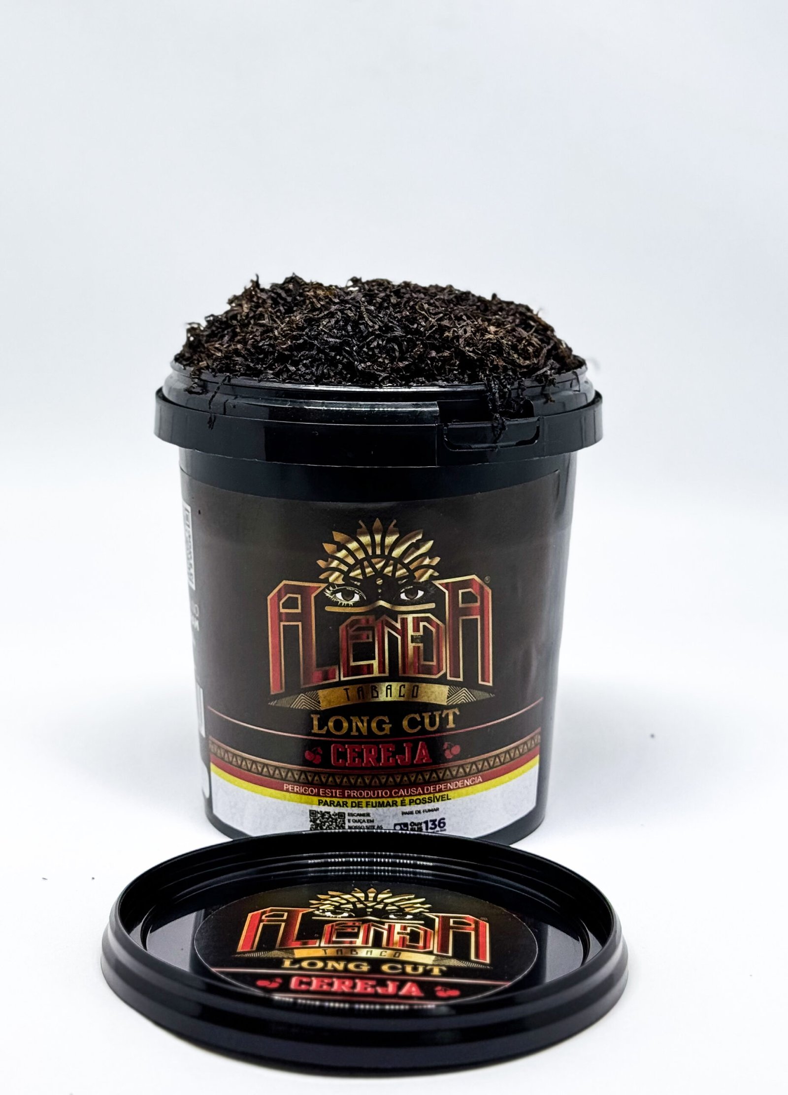 Pote Fumo Alenda Long Cut 330G - Cereja