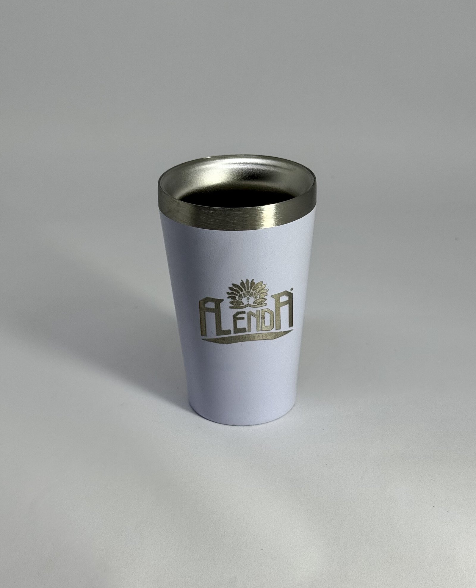 Copo Inox Térmico 200ML - Branco