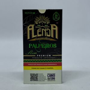 Palheiro Menta Slim com Piteira Unidade