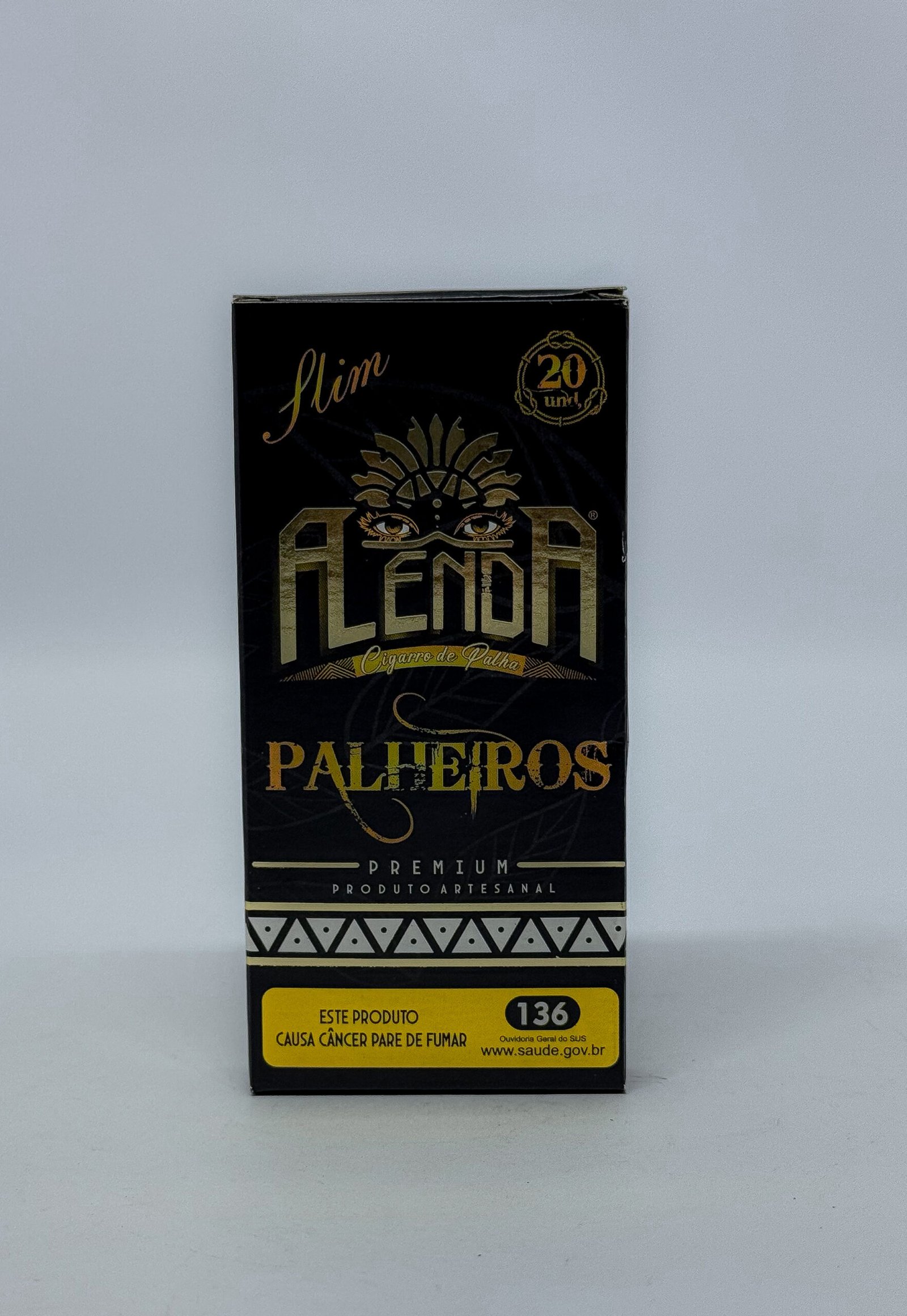 Palheiro Tradicional Slim com Piteira Unidade