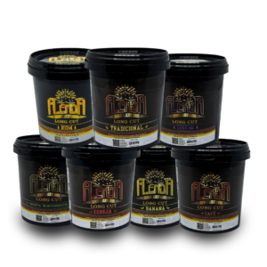 Kit 7 Potes de Fumo Alenda Long Cut 330g Sortido - 7 sabores (1 sabor de cada)
